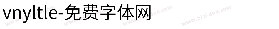 vnyltle字体转换
