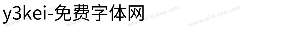 y3kei字体转换