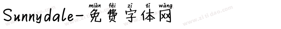 Sunnydale字体转换