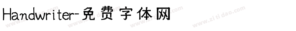 Handwriter字体转换
