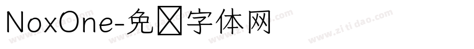 NoxOne字体转换