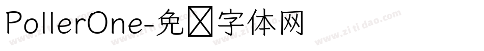 PollerOne字体转换