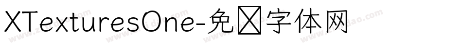 XTexturesOne字体转换