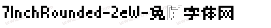 7InchRounded-2eW字体转换