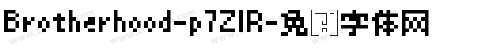 Brotherhood-p7ZlR字体转换