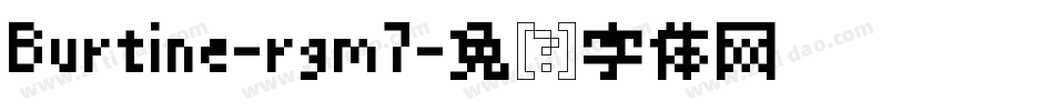 Burtine-rgm7字体转换