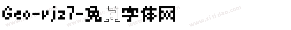 Geo-vjz7字体转换