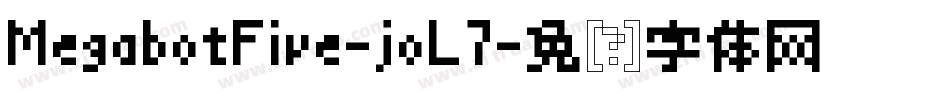 MegabotFive-joL7字体转换