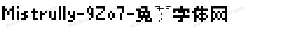 Mistrully-9Zo7字体转换