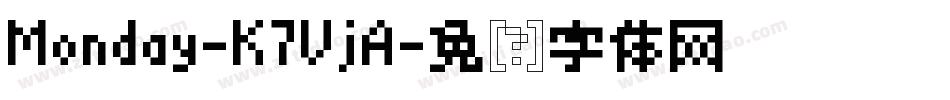 Monday-K7VjA字体转换