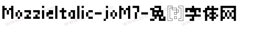 MozzieItalic-joM7字体转换