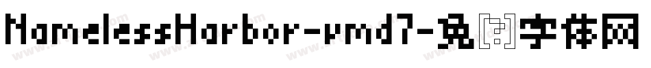 NamelessHarbor-vmd7字体转换