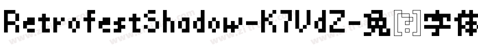 RetrofestShadow-K7VdZ字体转换