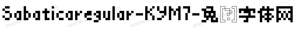 Sabaticaregular-KYM7字体转换