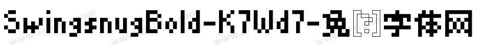 SwingsnugBold-K7Wd7字体转换