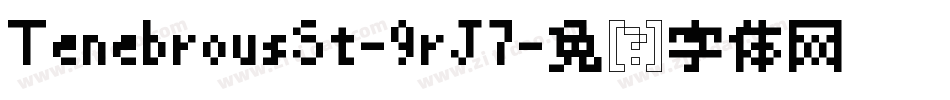 TenebrousSt-9rJ7字体转换