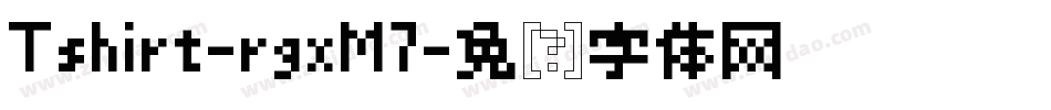 Tshirt-rgxM7字体转换