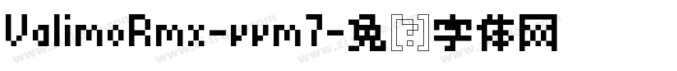 ValimoRmx-vvm7字体转换