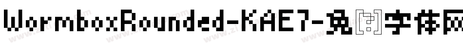 WormboxRounded-KAE7字体转换
