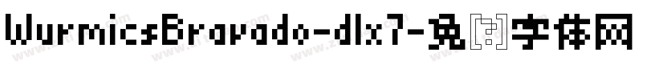 WurmicsBravado-dlx7字体转换