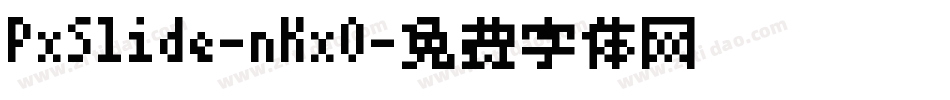 PxSlide-nKxO字体转换