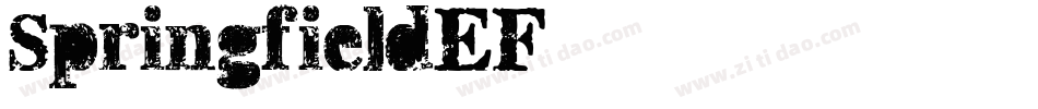 SpringfieldEF字体转换