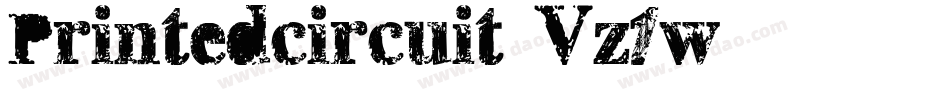 Printedcircuit-Vz1w字体转换