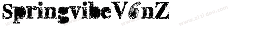 SpringvibeV6nZ字体转换