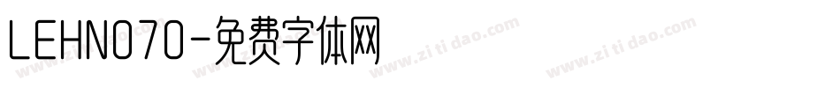 LEHN070字体转换