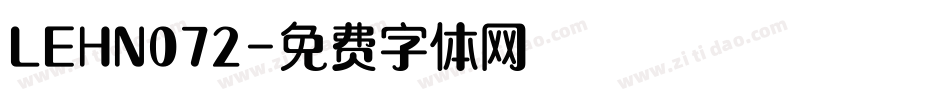 LEHN072字体转换