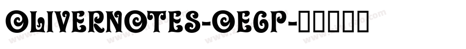 OliverNotes-Oe6p字体转换