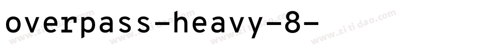overpass-heavy-8字体转换