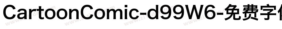 CartoonComic-d99W6字体转换