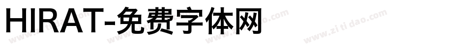 HIRAT字体转换