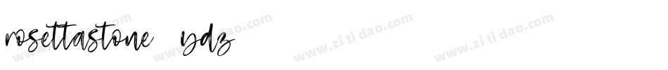 RosettaStone-5YDZ字体转换