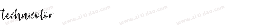 Technicolor字体转换