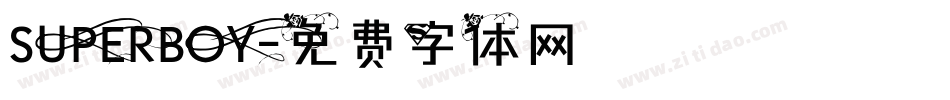 SUPERBOY字体转换
