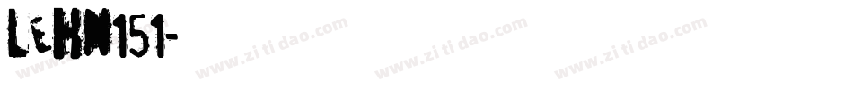 LEHN151字体转换