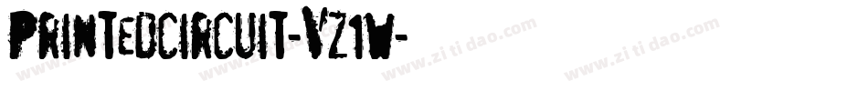 Printedcircuit-Vz1w字体转换