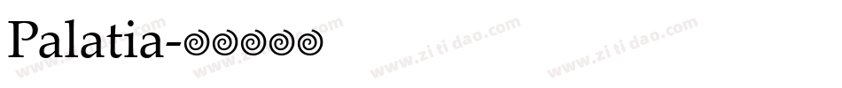 Palatia字体转换