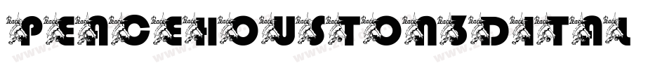 peacehouston3dital字体转换