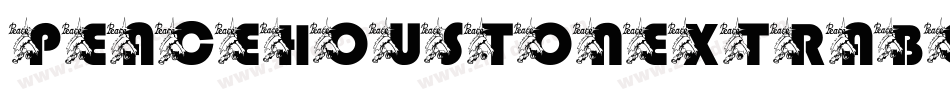 peacehoustonextraboldital字体转换