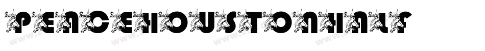 peacehoustonhalf字体转换