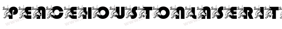 peacehoustonlaserital字体转换