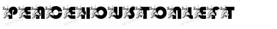 peacehoustonleft字体转换