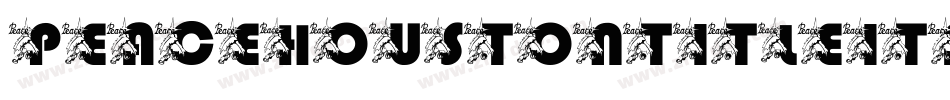 peacehoustontitleital字体转换