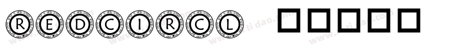 REDCIRCL字体转换
