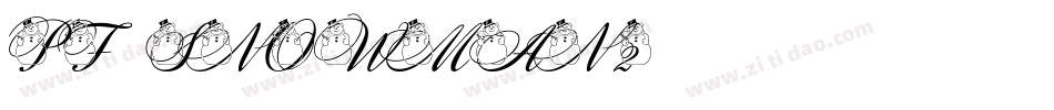 pf_snowman2字体转换