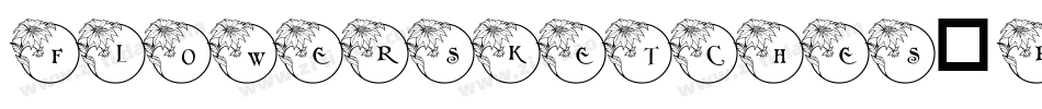 Flowersketches-Rpee字体转换
