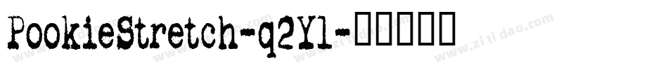 PookieStretch-q2Y1字体转换